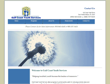 Tablet Screenshot of gulfcoastyouthservices.com